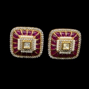 Lujosos pendientes elegantes para mujer, pendientes elegantes para fiesta, accesorios de moda con piedra de circón para regalos - Product Image 1