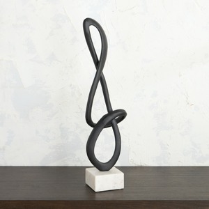 Escultura de Metal hecha a mano moderna, obra maestra artística llamativa, acento decorativo perfecto para interiores - Product Image 5