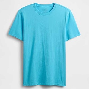 Camisetas Lisas con Logotipo Bordado Personalizado al por Mayor, Camisetas de Moda de Algodón de Manga Corta - Product Image 4