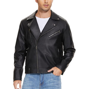 Nouvelles vestes en cuir pour hommes de haute qualité pour motards, en cuir véritable, vestes tendance personnalisées pour hommes - Product Image 1