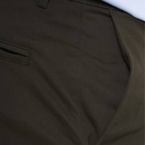Wholesale Quality <b>Khaki</b> Chino <b>Shorts</b> <b>Men's</b> Solid Custom Canvas Fabric Quick Dry Anti-Wrinkle Waterproof Breathable Golf Casual - Product Image 3