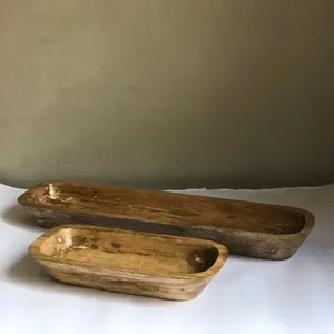 Oferta del exportador indio 100% Tazón de vela de masa de madera de mango natural al por mayor disponible para la venta - Product Image 5