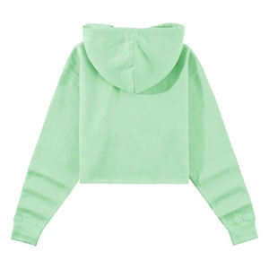 Top CORTO BÁSICO PARA MUJER Sudadera con capucha pulóver Sudadera con capucha de lana Top corto de manga larga sudaderas con capucha para mujer - Product Image 2