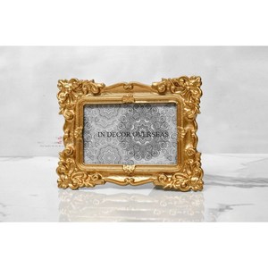 Modern Creative Art Designer Silver Color Finishing Fancy Texture Prime Quality Metal Photo <b>Frame</b> With <b>Gold</b> Plated Owl Design - Product Image 3