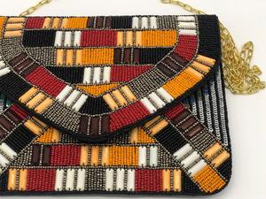 Bolso con cuentas con forro de poliéster para mujer, bolso de noche exquisito y versátil de alta gama, a la moda con 4 colores disponibles - Product Image 2