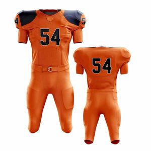 Conjunto de Uniforme de Fútbol Americano Juvenil OEM, Ropa Deportiva Hecha de Poliéster, Incluye Camiseta y Pantalones - Product Image 1