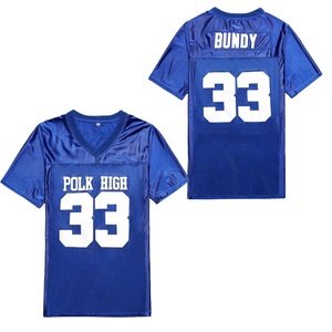 Nueva Llegada, Jersey de Fútbol Americano, Mejor Calidad, 100% Poliéster, Uniforme de Equipo, Color Sólido, Manga Corta - Product Image 1