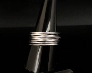 Anillo de Plata de Ley 925 Hecho a Mano para Mujer, Estilo Moderno, de la Mejor Calidad, Certificado, para Boda, con Engaste de Bisel, para Fiesta - Product Image 2