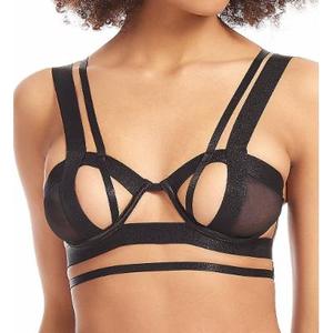 Reggiseno Ricamato Marseille da Donna Bluebella, Coppa 1/2, Nero, Taglia 38D, Sexy e Traspirante in Pizzo, Senza Cuciture, Chiusura con Gancio in Metallo Sottile - Product Image 1