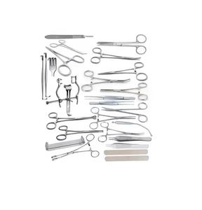 Juego de Instrumentos Quirúrgicos Básicos para Laparotomía Infantil, Manual, de Acero Inoxidable - Product Image 3