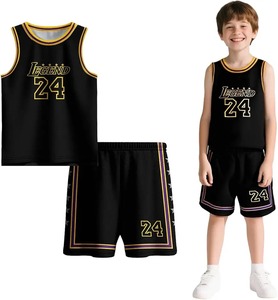 Conjuntos de Camisetas de Baloncesto de Verano Personalizadas de Alta Calidad, Transpirables, de Secado Rápido, Ropa Deportiva para Hombre, Sublimadas, 100% Poliéster - Product Image 4