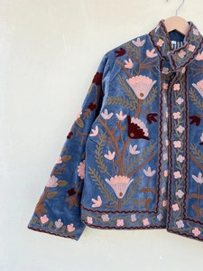 Nueva colección Suzani chaqueta bordada Floral chaqueta de invierno abrigo de diseñador regalo festivo de Navidad para la familia prendas de vestir capas - Product Image 2