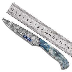 ปลอกหนังวัวย้อมสีด้วยเลเซอร์มีดล่าสัตว์ปรับแต่งได้ทำด้วยมือปรับแต่งได้ตามต้องการ - Product Image 3