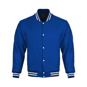OEM de haute qualité pour hommes Collège personnalisé Baseball Bomber Letterman Crop cuir manches Varsities Jacket 2025 - Product Image 2