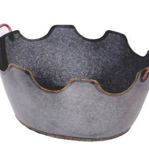 Nuevo estilo Macetas Diseño de tendencia Excelente calidad Artículos de jardín Maceta galvanizada Forma personalizada Decorativa - Product Image 1