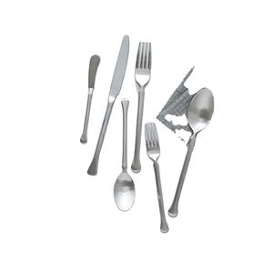 Juego de cubiertos de acero inoxidable de alta calidad con diseño moderno único Juego de cubiertos de lujo Royal Look para el hogar de la boda - Product Image 1