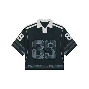 Camiseta Deportiva de Malla Corta Extra Grande de Alta Calidad para Hombre, con Logotipo Personalizado, Estilo Holgado, para Fútbol y Otros Deportes, Talla Grande - Product Image 3