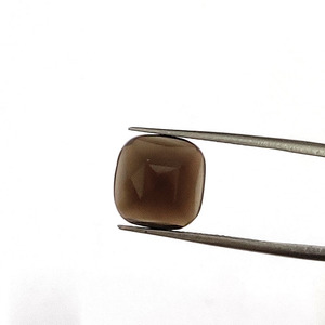 1 Pc de Quartz Fumé Naturel 12x12mm Coussin Rosecut 5.85 Cts Lot Iroc Ventes Qualité Smoky Topaz Cab Loose Gemstone US $3.7 - Product Image 6