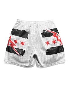 Vente en gros de shorts de course pour hommes à la mode, basket-ball en maille personnalisé, shorts d'été pour hommes - Product Image 5