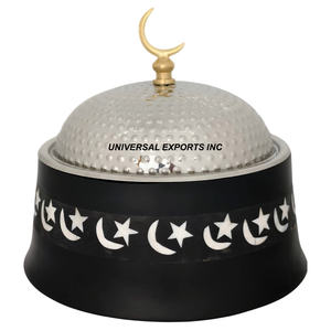 Mother of Pearl Hotpot, cazuela de diseñador hecha a mano de calidad Premium, diseñador de lujo, nuevo calentador de alimentos de madera elegante - Product Image 2