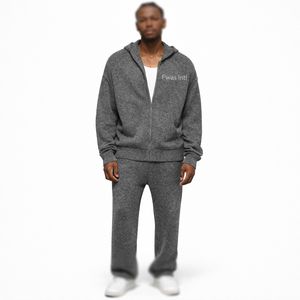 Chándal con Capucha de Felpa Gruesa de Algodón para Hombre, Estilo Y2K, Cortavientos de Poliéster, Venta al por Mayor OEM, Marca Privada B2B - Product Image 1