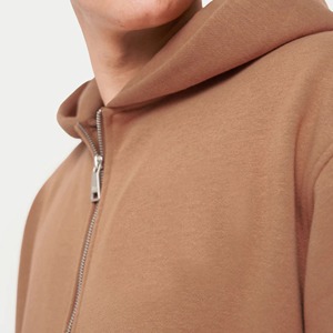 Sweat à capuche zippé épais pour homme, personnalisé, en coton mélangé, lourd, manches longues, décontracté, vente en gros OEM - Product Image 5