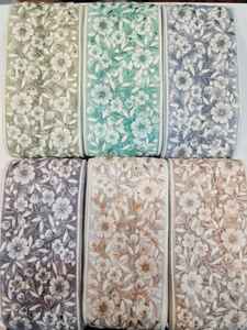 Vêtements pour femmes Patch Broderie Dentelle Garniture Pantalon Coloré Paillettes Fleur Dentelle avec Paillettes pour Enfants et Adultes - Product Image 2