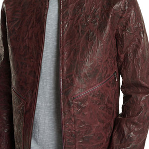 Nuevo diseño de chaqueta de cuero de motorista para hombre a prueba de viento bordado personalizado cuero de vaca Original y chaqueta de moto transpirable para hombres - Product Image 5