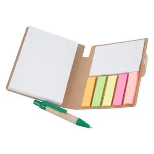 Blocco Note Promozionale Sostenibile con Foglio di Adesivi - Product Image 5