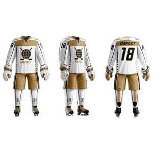 Uniformes de equipo de hockey sobre hielo sublimados de diseño personalizado estilo de camisa para adultos personalizado para su equipo - Product Image 4
