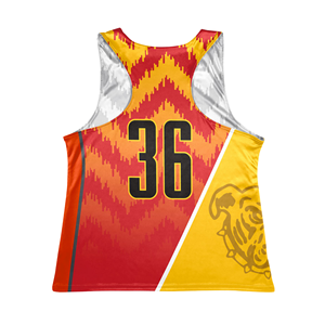 Personnalisé sublimé séchage rapide femmes maille Pinnies-vente en gros réversible Racerback Lacrosse maillots pour vos équipes et ligues - Product Image 2