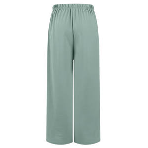 Pantalones Deportivos Acampanados Personalizados para Mujer, con Logotipo Personalizado, Transpirables, Diseño Moderno para Fitness, Color Sólido, Cintura con Cordón Ajustable, para Invierno - Product Image 2