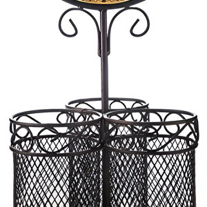 Black Metal Wire Cutlery Holder for Kitchen Restaurant Hotel Home Utensils Caddy in Low Price - Product Image 3
