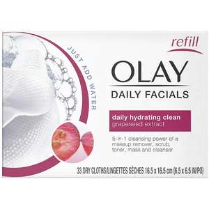 Olay 2-en-1 Paños faciales diarios normales, 33-Count (paquete de 2) - Product Image 2