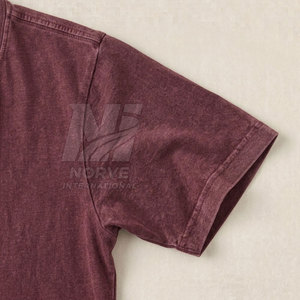 Camisetas Gráficas Vintage Lavadas al por Mayor para Hombre, Camiseta de Manga Corta de Algodón Grueso, Diseño de Logotipo Personalizado, Fabricante de Ropa OEM ODM - Product Image 4