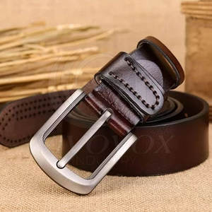 Cinturones de cuero por encargo Cinturones de cuero genuino de alta calidad Hecho en Pakistán Cinturón de cuero para hombres - Product Image 3