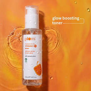 Tónico Facial con Vitamina C y Mandarina para Reducir Poros, para Piel Grasa, Aclarante, Cuidado Diario - Product Image 1