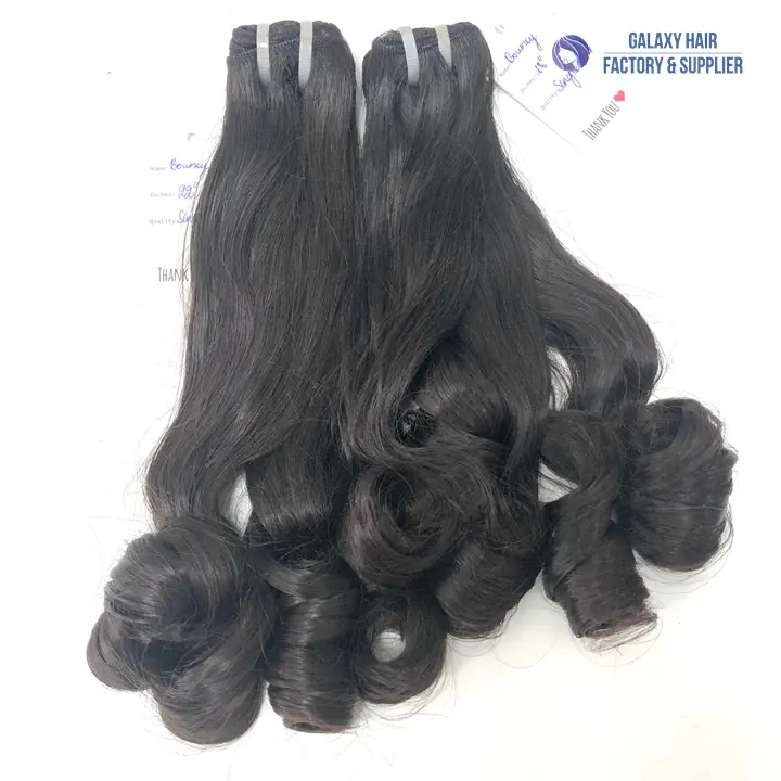 Human Hair Vietnam Weft Wave Hair No shedding No tangle cheap hair