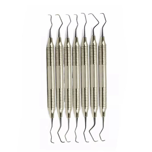 Hoge Kwaliteit Sikkel Scaler En <span class=keywords><strong>Curettes</strong></span> Stalen Instrument Voor Parodontale Calculus Root Planning Tandheelkundige Set Chirurgische Instrumenten - Product Image 5