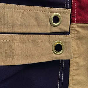 ธงชาติเท็กซัส ผ้าฝ้าย ขนาด 3x5 ฟุต สำหรับภายนอกอาคาร ธงรัฐเท็กซัส ทนทาน ผลิตในสหรัฐอเมริกา ปักดาว ลายวินเทจ - Product Image 2