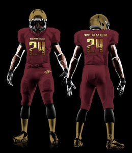 Diseño personalizado 2022 Uniformes de Ligas de Fútbol Americano Aparejos Juveniles Sarga Uniformes de Fútbol Americano Adultos Jerseys de Estilo Profesional - Product Image 4