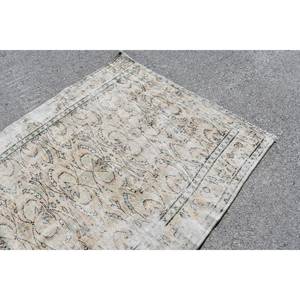 Alfombra turca de lana Vintage Beige verde Patchwork tejido plano 5,3x8,9 pies alfombra de sala de estar con respaldo de látex 4m de ancho - Product Image 5
