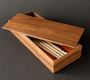 Étui à stylos en bois écologique, design personnalisé, poignée en laiton, organisateur de bureau de haute qualité, stylo promotionnel créatif - Product Image 6