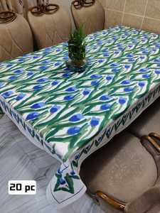 Nappe héritage 100% coton imprimé floral fait à la main bloc imprimé traditionnel Rectangle Artisan Design couverture - Product Image 3