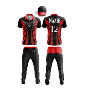 Uniformes de Cricket transpirables antiarrugas de poliéster 100% de alta calidad, diseño personalizado con logotipo de marca, nombre del equipo, impresión personalizada - Product Image 5