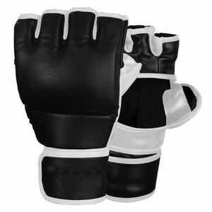 Alta calidad logotipo personalizado medio dedo guantes MMA estiramiento al por mayor guantes de boxeo para artes marciales - Product Image 3