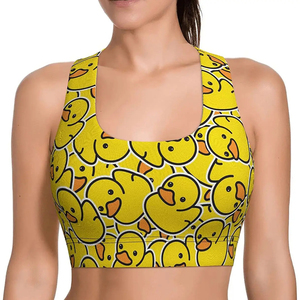 Sujetador deportivo de talla grande para mujer superventas para Yoga, deportes, entrenamiento físico de secado rápido, sujetador de sublimación de diseño sin costuras para - Product Image 1
