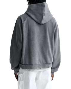 Sweat-shirt à capuche oversize en molleton épais respirant pour homme, taille plus, impression de logo personnalisée, sweat-shirt numérique - Product Image 4