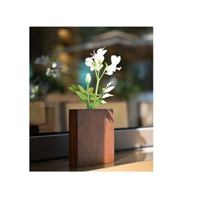 Modern Wooden Floor <b>Vase</b> Complements Farmhouse Decor Functional Container Pots Handmade Premium Design for Home Floral Displays - Product Image 5