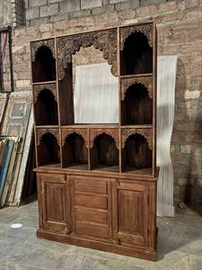 Armario de Cocina Moderno, Antiguo, de Lujo, Clásico, Vintage, de Madera de Mango Azul Desgastada, de 2 Piezas, Mediano y Grande - Product Image 3